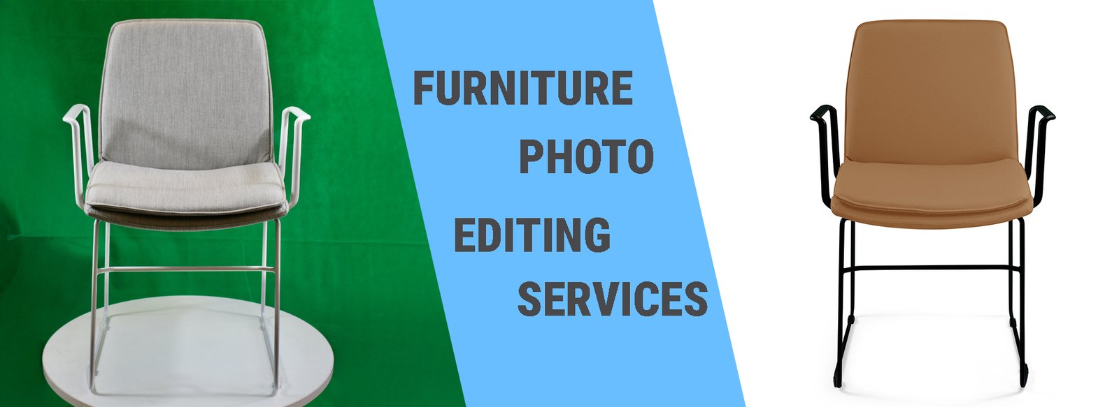 Premium furniture photo editing services including background cleanup, natural shadow and highlight correction, fabric color change, shape correction, and texture enhancement. Perfect for sofas, chairs, tables, and interior products prepared for e-commerce, catalogs, and branding.